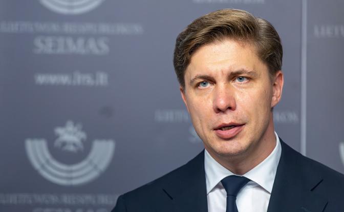 На фото: премьер-министр Литвы Миндаугас Синкявичюс