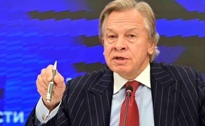На фото: глава комиссии Совета Федерации по информационной политике Алексей Пушков.