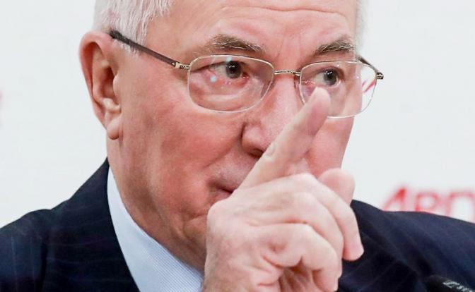 На фото:  экс-глава правительства Украины Николай Азаров.