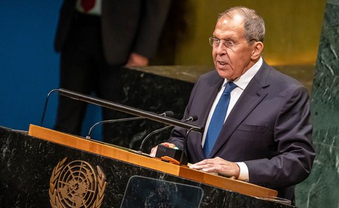 На фото: глава МИД Сергей Лавров.