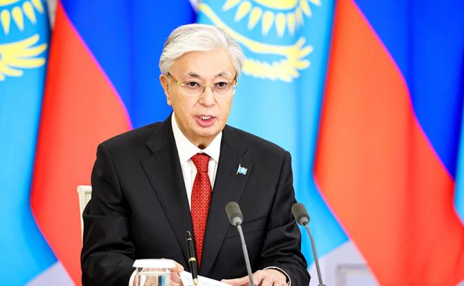 На фото: президент Казахстана Касым-Жомарт Токаев.