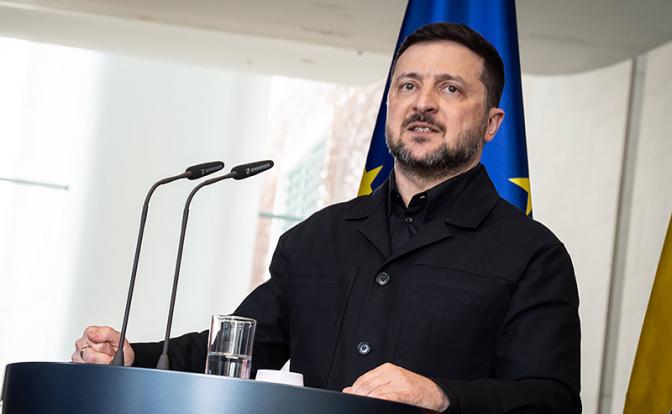 На фото: президент Украины Владимир Зеленский