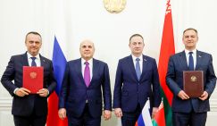 Из Москвы до Минска - за три часа: Российский премьер привез белорусам скоростное предложение
