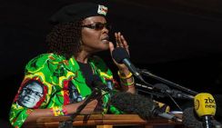 Жена президента Зимбабве Грейс Мугабе покинула страну
