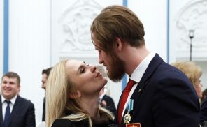 На фото: Пелагея с супругом Иваном Телегиным