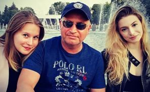 На фото: Леонид Агутин с дочками Полиной и Елизаветой