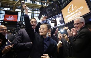 На фото: китайский интернет-ритейлер Alibaba вышел на крупнейшее в истории IPO, 2014