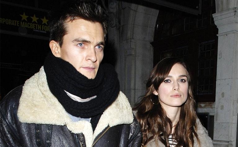 На фото: актриса Кира Найтли с актером Рупертом Френдом