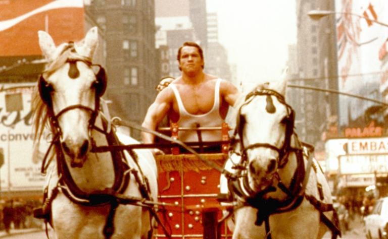 На фото: Арнольд Шварценеггер в фильме «Геркулес в Нью-Йорке» 