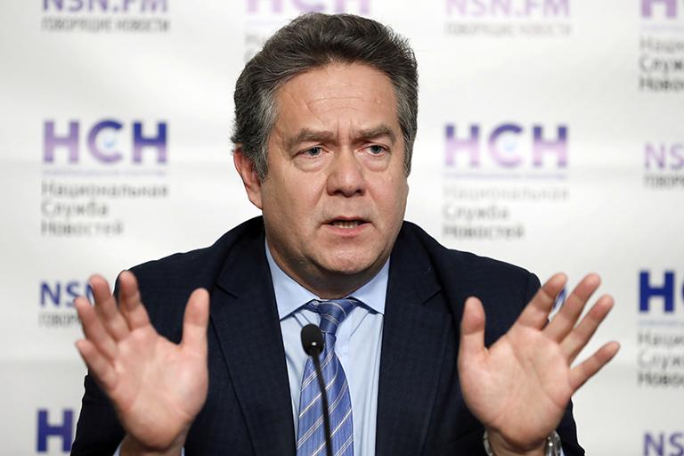 На фото: дипломат, заведующий кафедрой международных отношений и дипломатии Московского гуманитарного университета Николай Платошкин