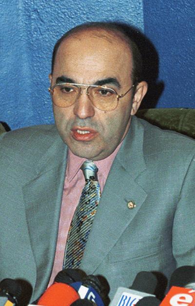 На фото: украинский медиамагнат Вадим Рабинович объявлен новым владельцем газеты "Московские новости", 2005