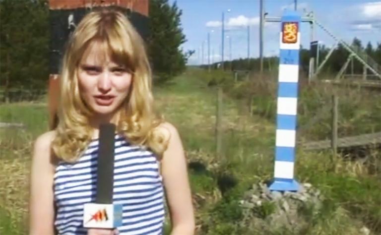 На фото: Дана Борисова в программе "Армейский магазин"