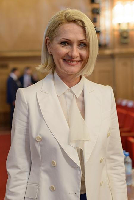 На фото: статс-секретарь - заместитель министра сельского хозяйства РФ Виктория Абрамченко на заседании итоговой коллегии министерства сельского хозяйства России, 2016