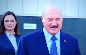 На фото: президент Белоруссии Александр Лукашенко и его соперница на выборах Светлана Тихановская