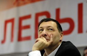 На фото: директор Института глобализации и социальных движений Борис Кагарлицкий во время форума левых сил, 2012