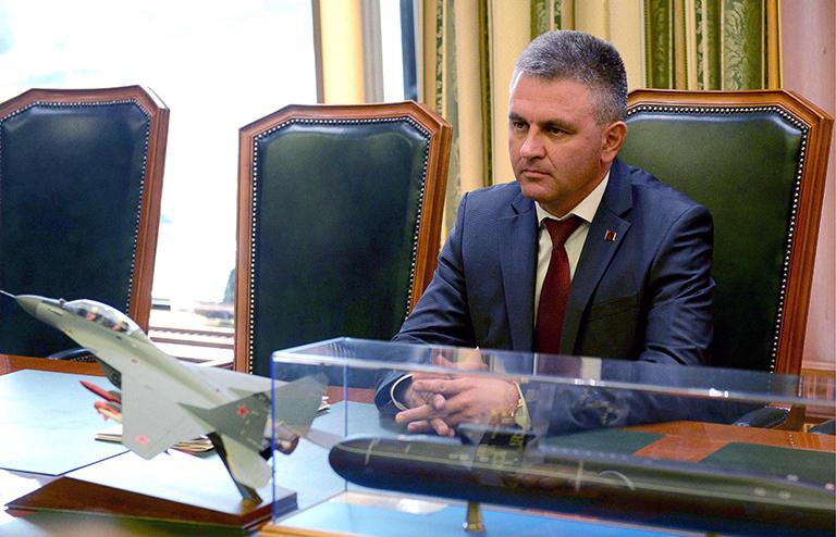 На фото: президент непризнанной Приднестровской Молдавской республики Вадим Красносельский