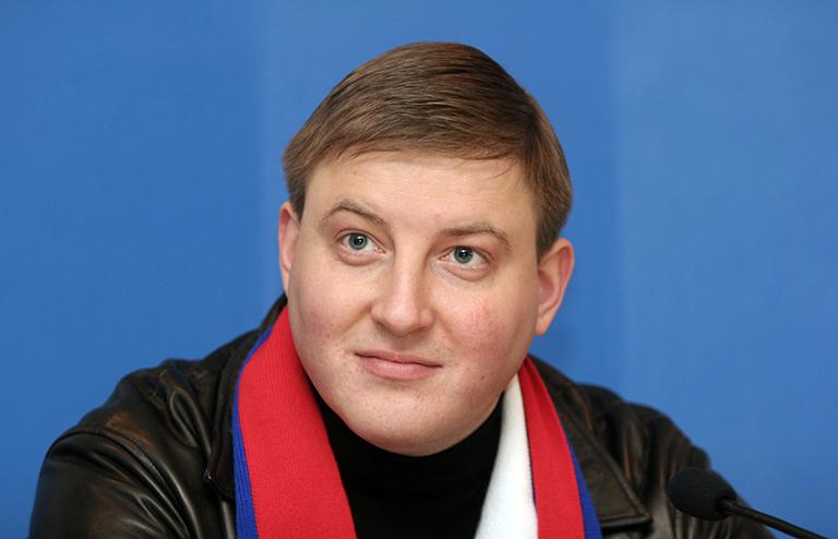 На фото: координатор молодежной политики "Молодая Гвардия Единой России" Андрей Турчак, 2006