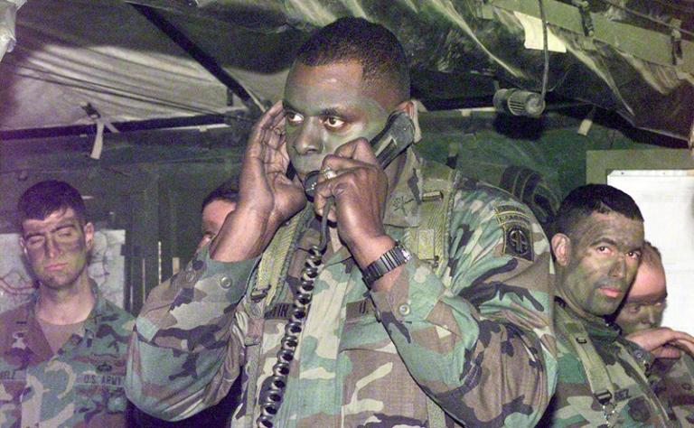 Полковник Ллойд Остин в 1998 году