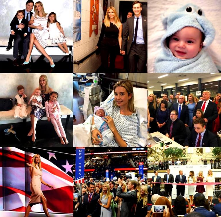 Подборка фото из Инстаграм Иванки Трамп