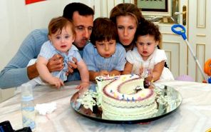 Башар Асад с женой и детьми