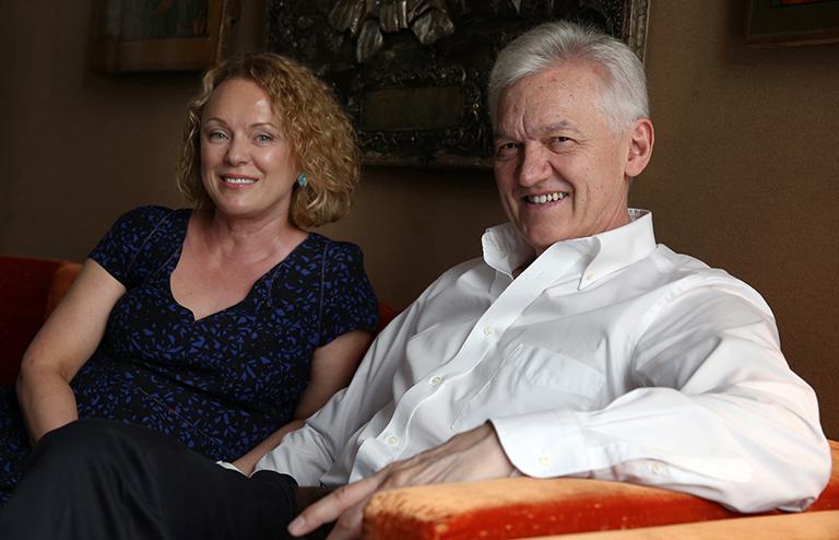 На фото: основатель и владелец Volga Group Геннадий Тимченко с супругой Еленой, 2014