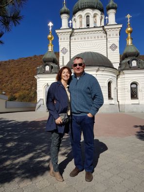 Дмитрий Рогозин с супругой