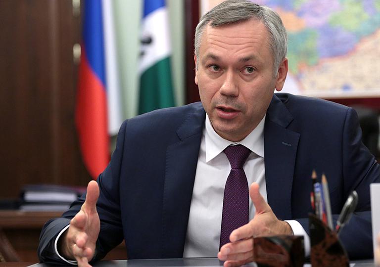На фото: временно исполняющий обязанности губернатора Новосибирской области Андрей Травников, 2017