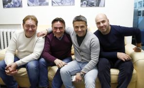 На фото: участники "Квартета И" Александр Демидов, Камиль Ларин, Леонид Барац и Ростислав Хаит (слева направо)