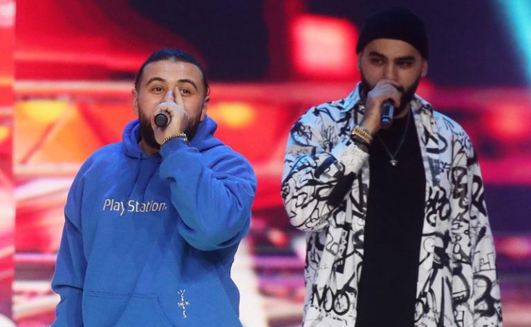  На фото: участники рэп-дуэта HammAli & Navai Наваи Бакиров и Александр Алиев (слева направо)