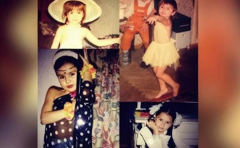 На фото: Юлия Зиверт в детстве