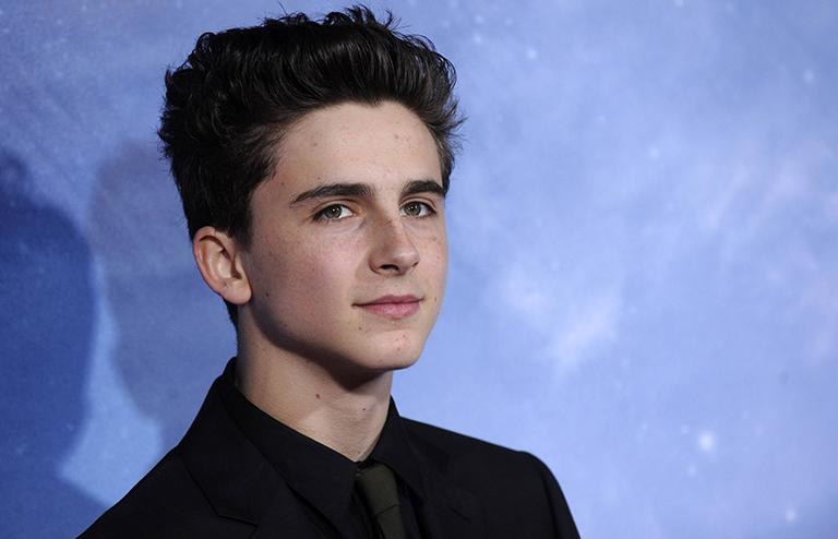 На фото: Тимоти Шаламе на премьере фильма "Интерстеллар" на Линкольн-сквер, Нью-Йорк, 2014