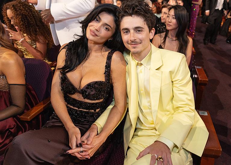 На фото: Кайли Дженнер и Тимоти Шаламе, 2025