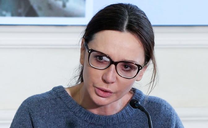 На фото: супруга украинского политика Виктора Медведчука Оксана Марченко