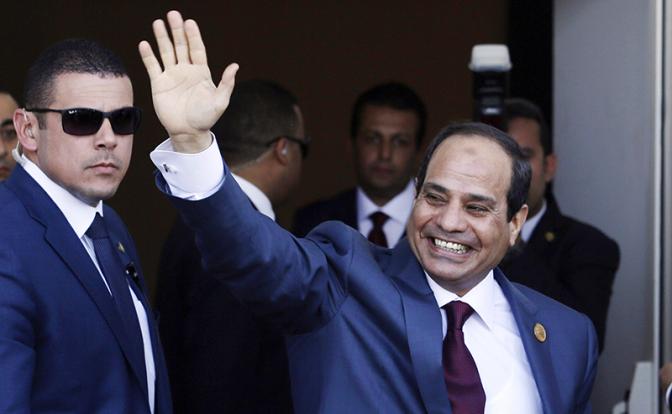 На фото: президент Египта Абдель Фаттах ас-Сиси