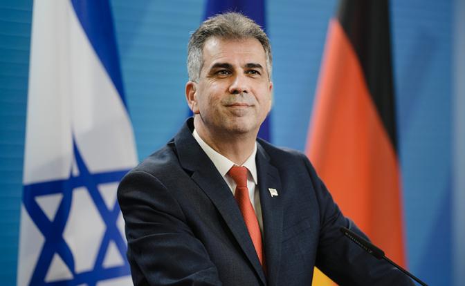 На фото: министр иностранных дел Израиля Эли Коэн
