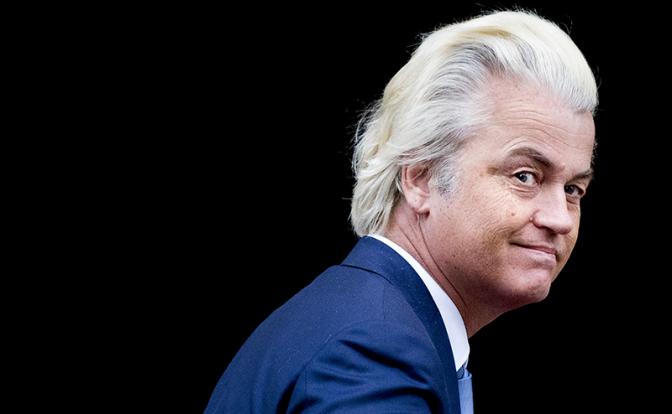 На фото: нидерландский политик, руководитель Партии свободы Герт Вилдерс