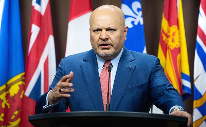 На фото: Карим Хан, главный прокурор Международного уголовного суда