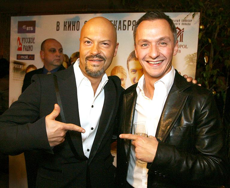 Режиссер Федор Бондарчук и ресторатор Степан Михалков (слева направо)