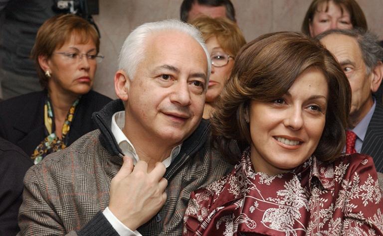 На фото: Владимир Спиваков с супругой Сати (на первом плане) 