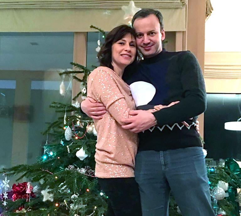 Аркадий Дворкович с супругой