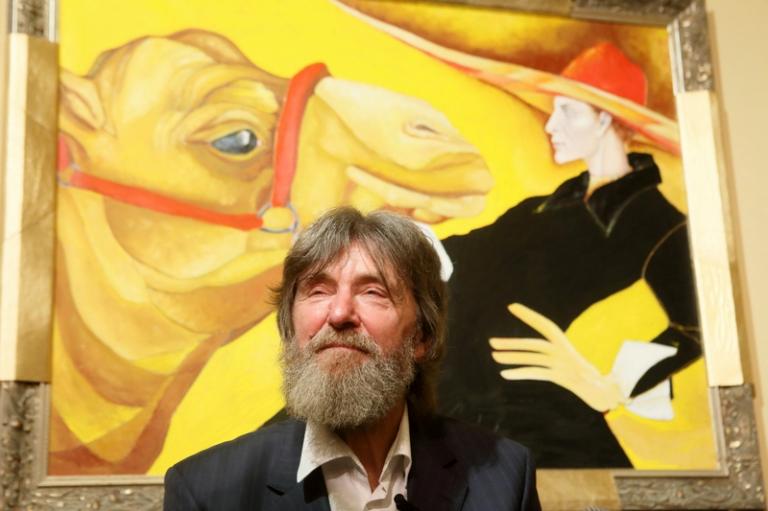 На фото: путешественник Федор Конюхов на выставке в Михайловском замке в Санкт-Петербурге, 2019 год.