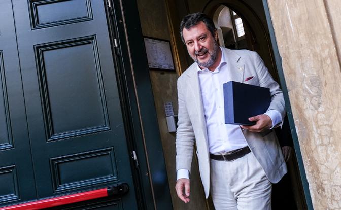 На фото: Маттео Сальвини.