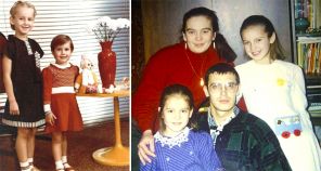 Ольга Бузова с родителями и сестрой