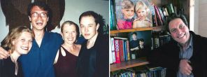 На фото слева: Илон Маск с мамой, братом и сестрой. На фото справа: отец Илона Маска