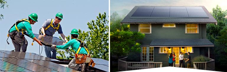 Solarcity - один из крупнейших в мире установщиков солнечных систем 