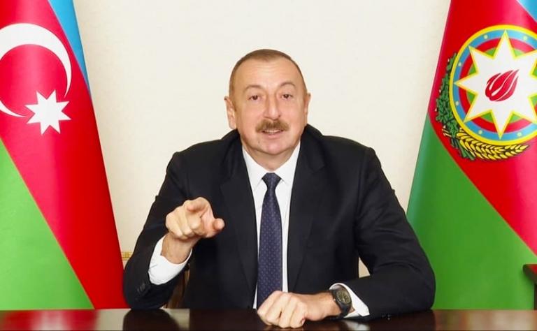 На фото: президент Азербайджана Ильхам Алиев