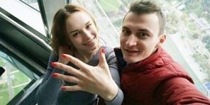 На фото: Диана Шурыгин и 29-летний оператор Первого канала Андрей Шлягин