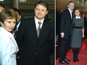 На фото: губернатор Краснодарского края Александр Ткачев с супругой в 2003 и 2017 годах
