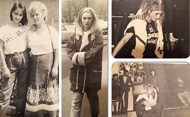 На фото: Лера Кудрявцева в юности