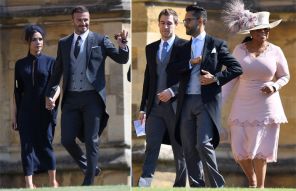 На фото: прибытие гостей на церемонию венчания принца Гарри и Меган Маркл